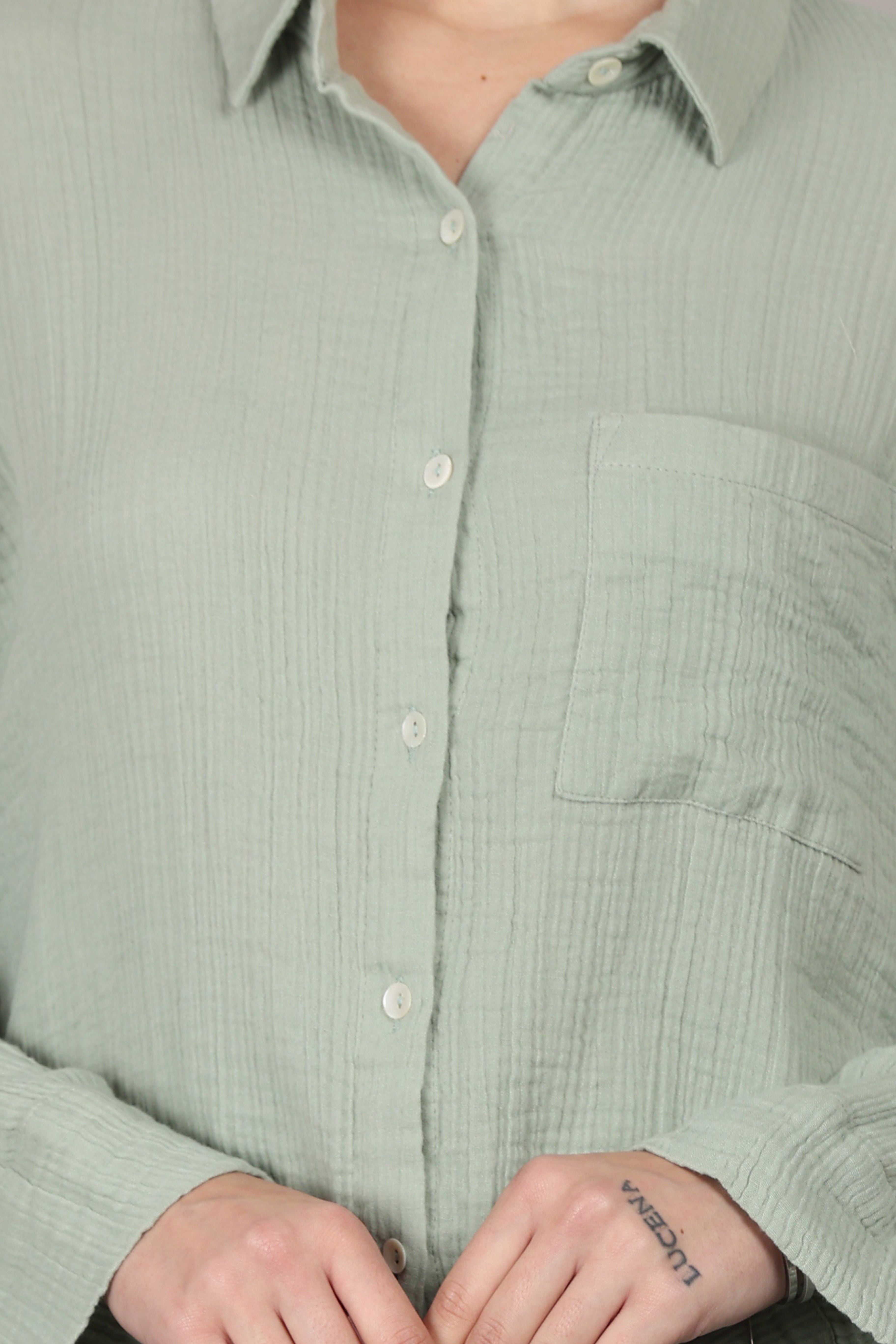 The Sunday Co-ord Set in Aqua Green