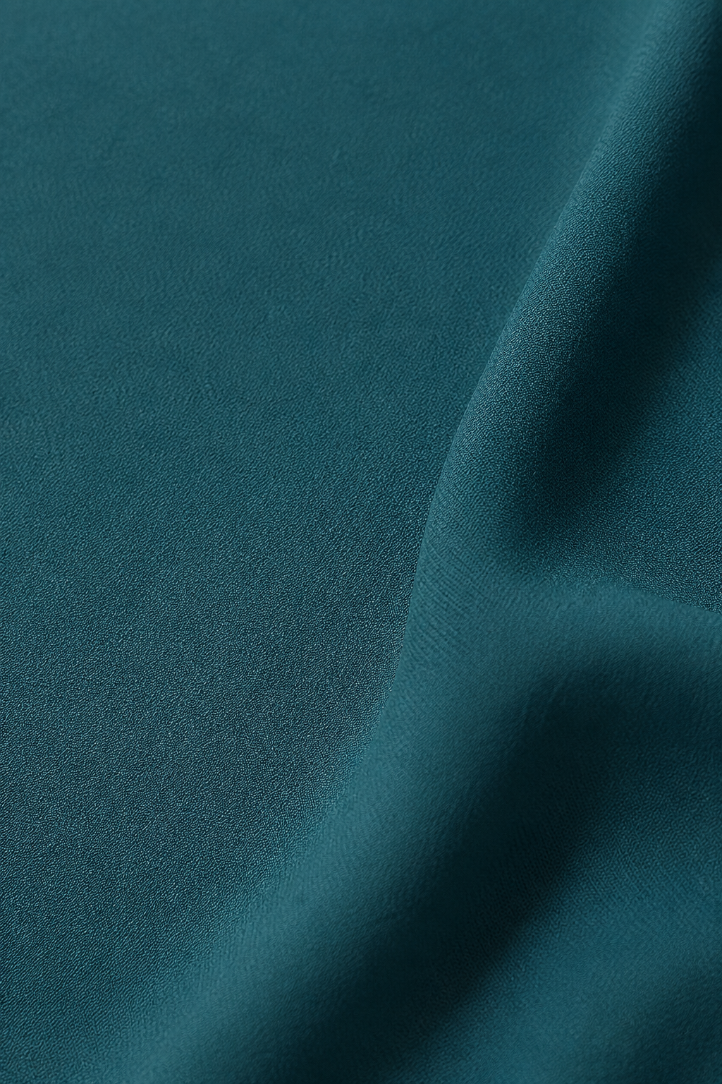 The Boxy Short Sleeve Viscose Shirt in Deep Teal