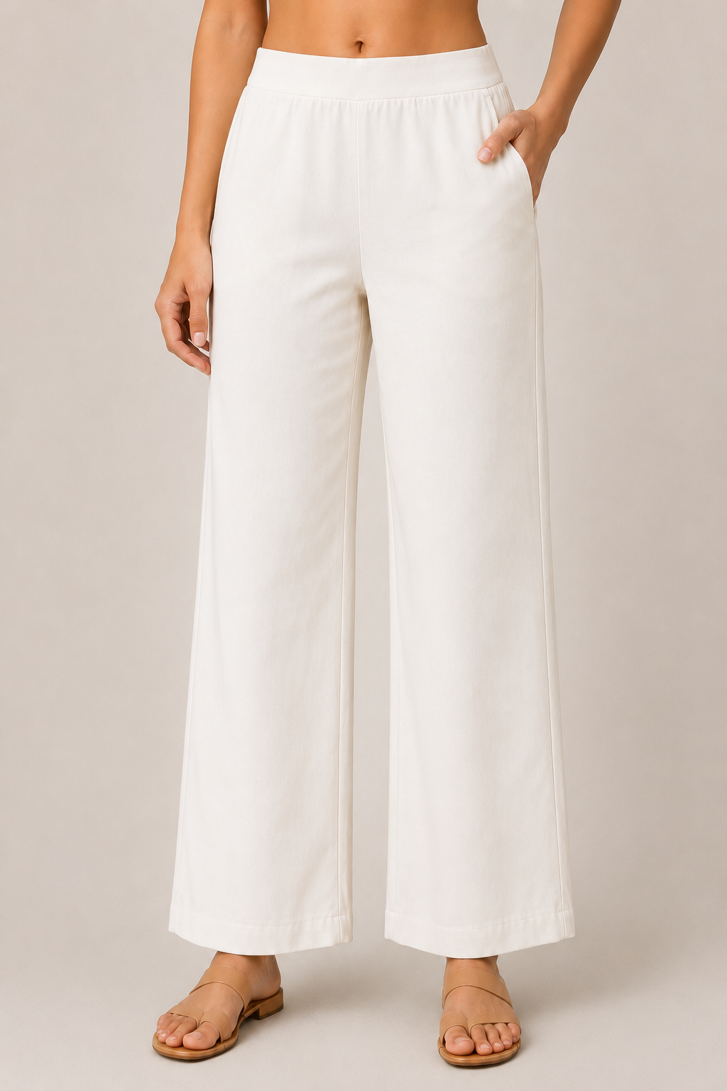 The Easy Pant in Off-White