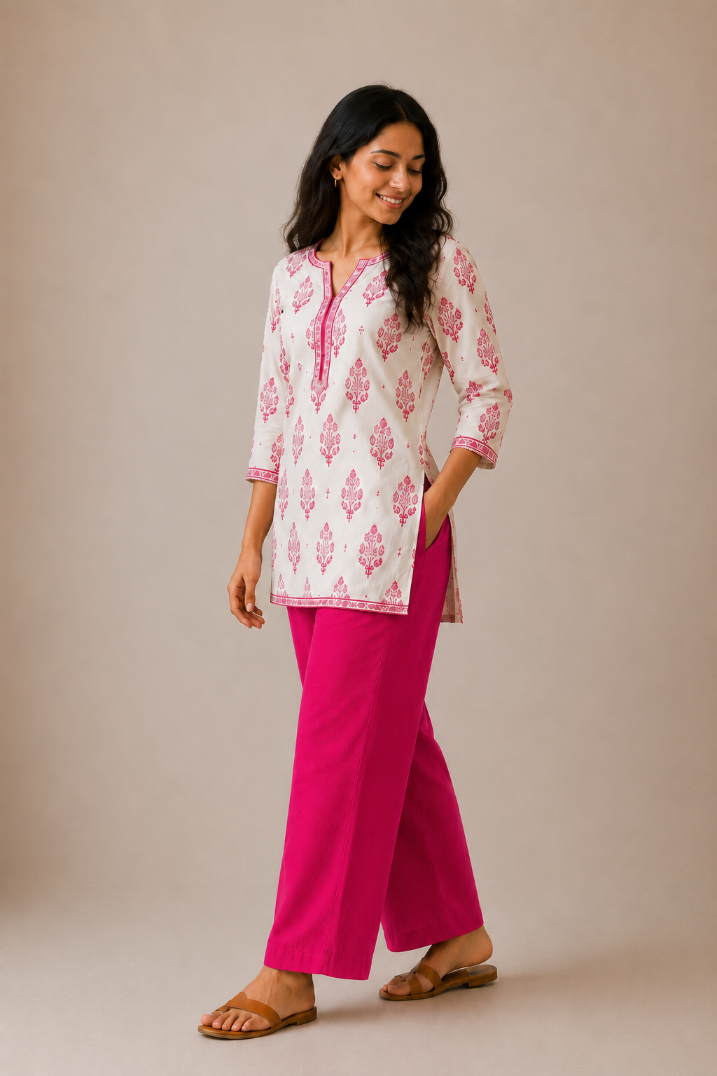 The Easy Pant in Rani