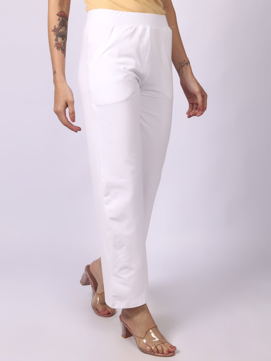 White Everyday Wide Pants