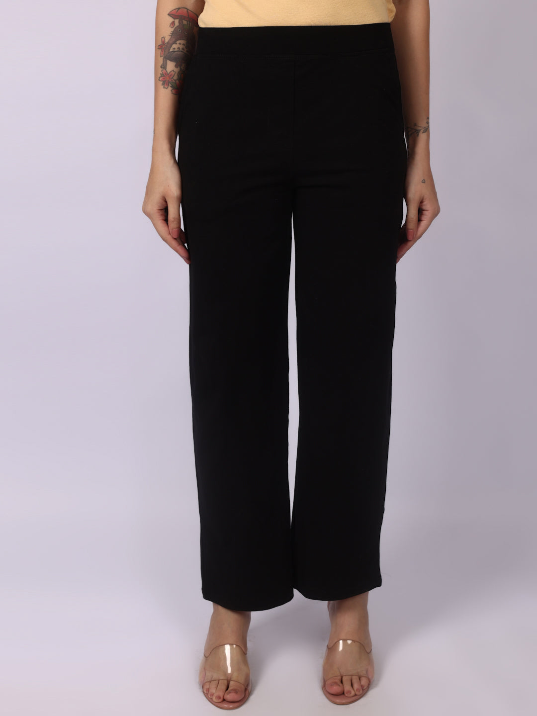Black Everyday Wide Pants