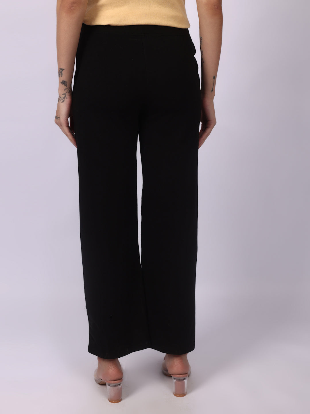Black Everyday Wide Pants