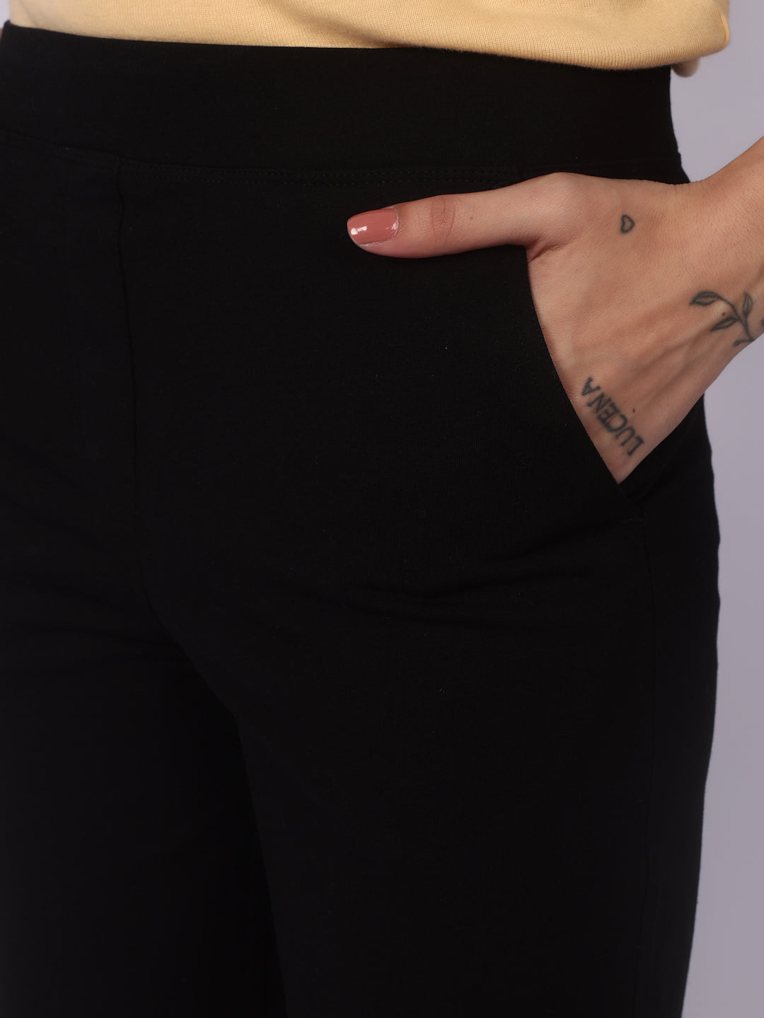 Black Everyday Wide Pants